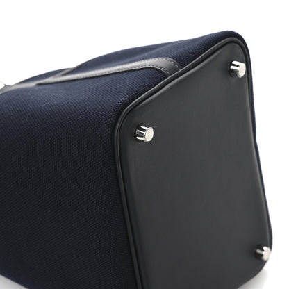 Hermes Toile Goeland Swift Cargo Picotin Lock 18 Bleu Marine 11 of 13
