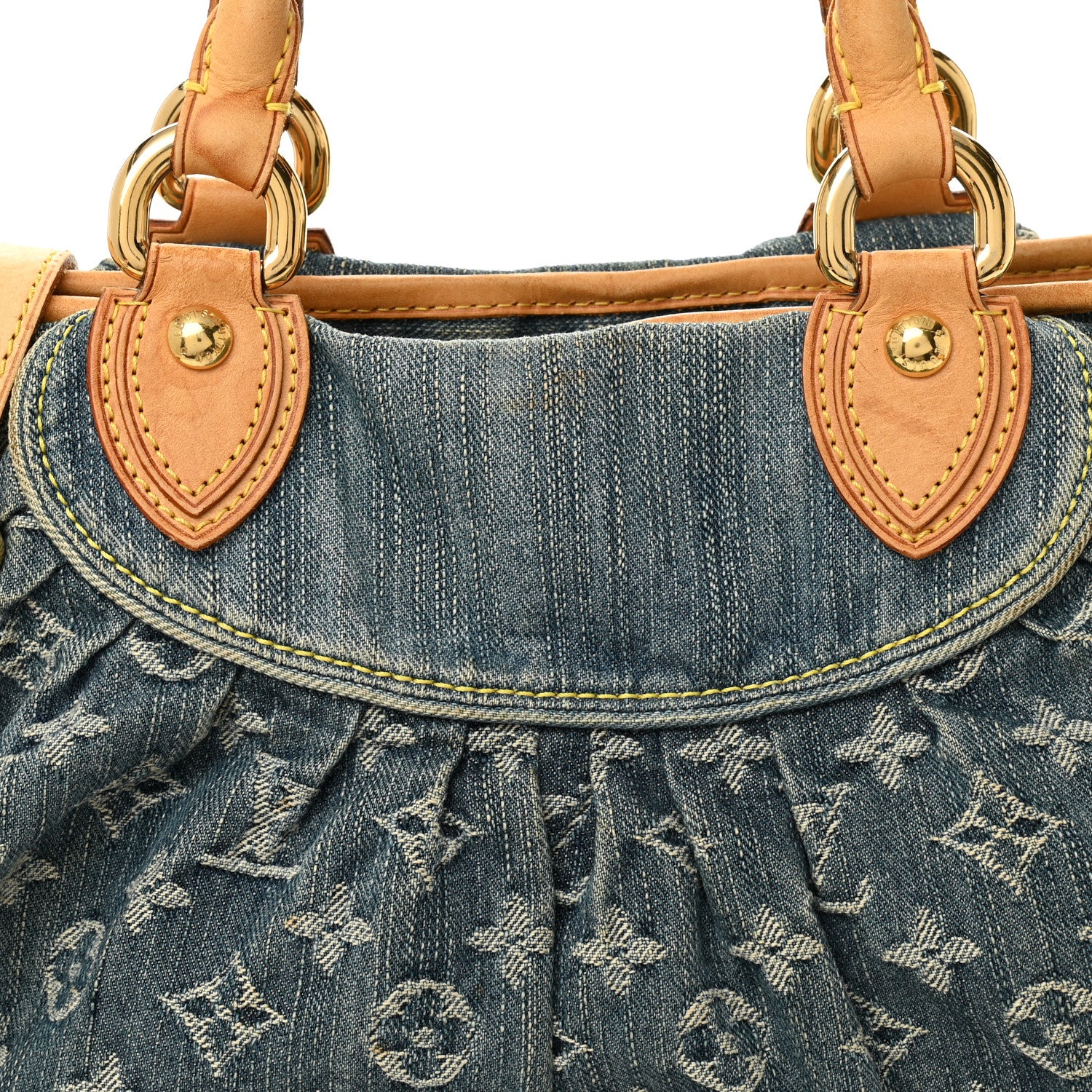 Louis Vuitton Denim Neo Cabby MM Blue 8 of 14