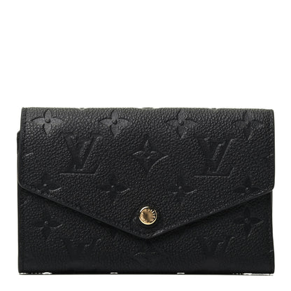 Louis Vuitton Empreinte Compact Curieuse Wallet Black 1 of 3