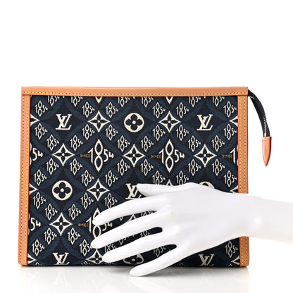 Louis Vuitton Jacquard Since 1854 Toiletry Pouch 26 Blue 2 of 6
