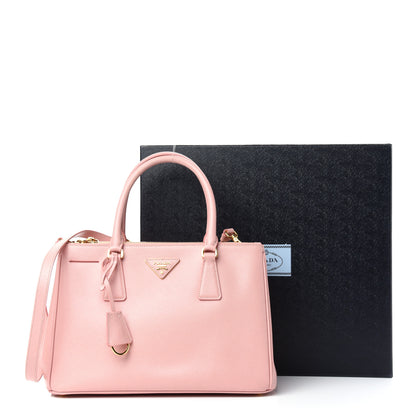 Prada Saffiano Small Galleria Double Zip Tote Orchidea 10 of 10