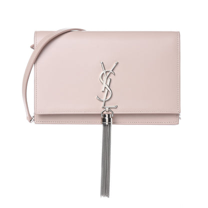 Saint Laurent Smooth Calfskin Classic Monogram Kate Tassel Chain Wallet Marble Pink 1 of 10