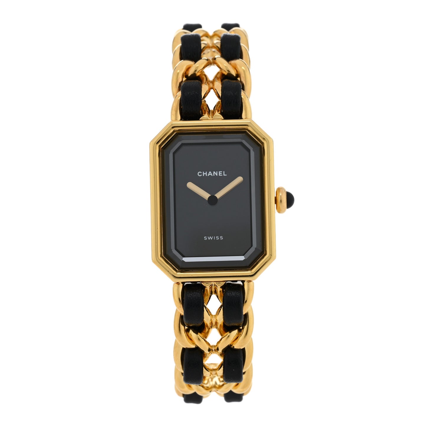 Stainless Steel Lambskin 20mm Chain Premiere Quartz Watch Gold M