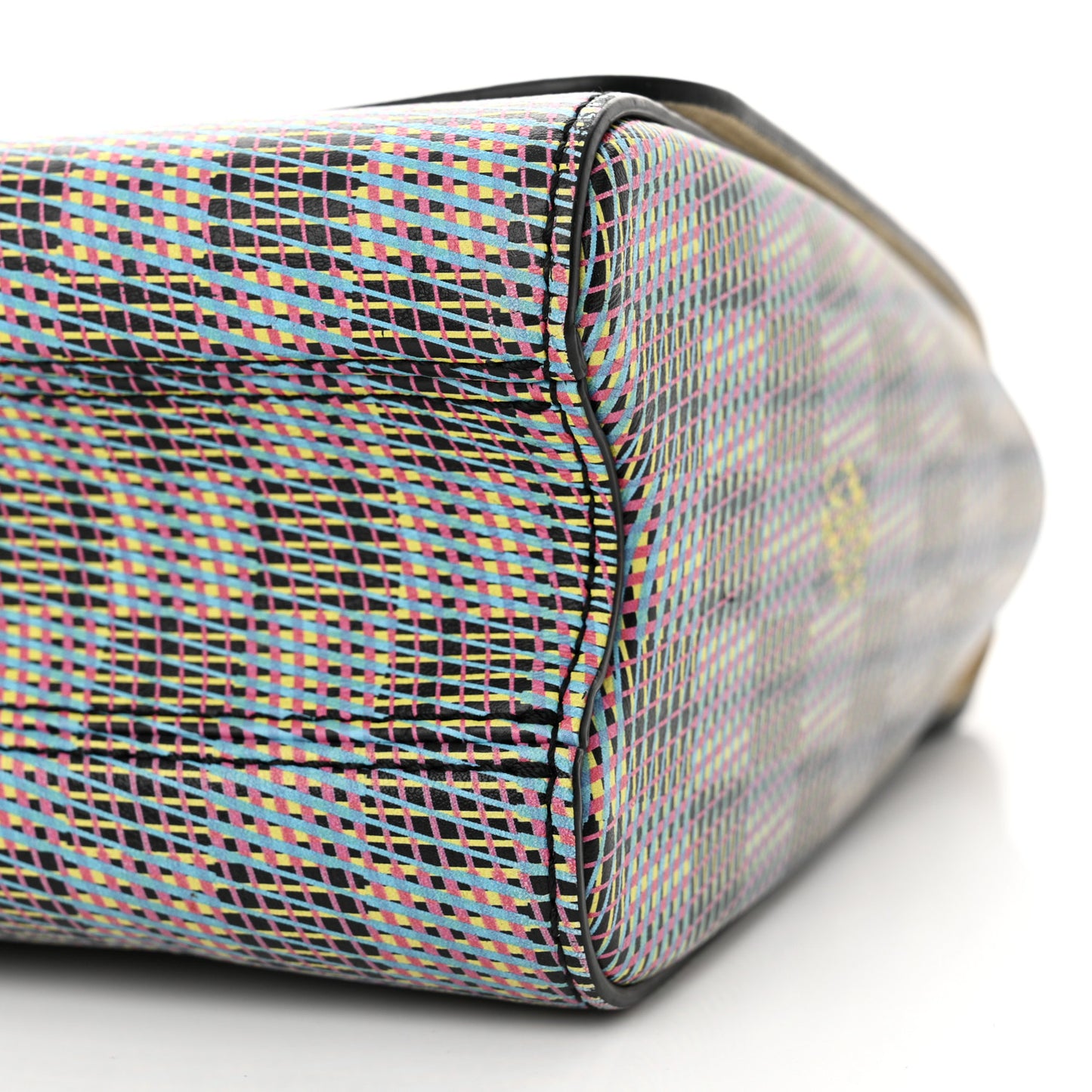 Calfskin Monogram LV Pop Twist Shoulder Bag MM Blue