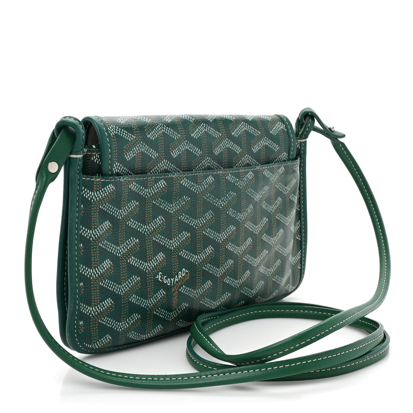 Goyardine Plumet Wallet Clutch Green