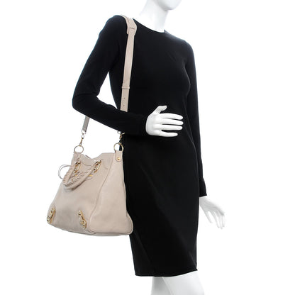 Balenciaga Chevre Gold Metallic Edge Hardware Velo Beige Praline 2 of 8
