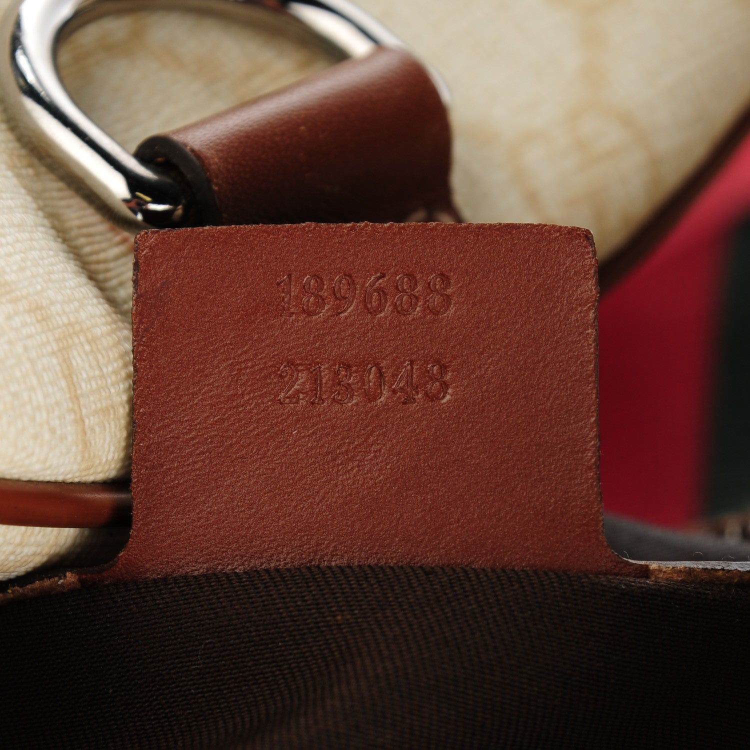 Gucci GG Plus Monogram Web Stripe Large Carry On Duffle Tan 7 of 7
