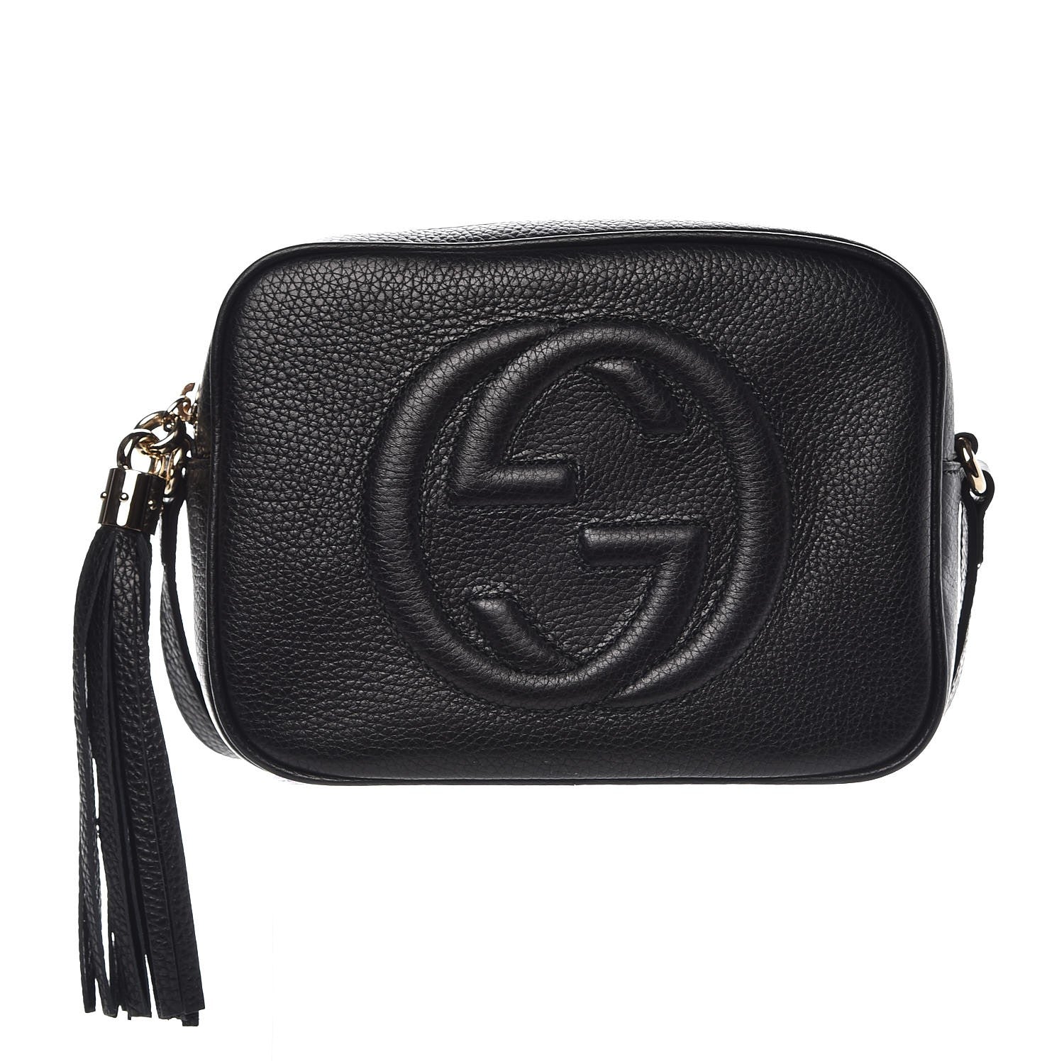 Gucci Pebbled Calfskin Small Soho Disco Bag Black 1 of 7