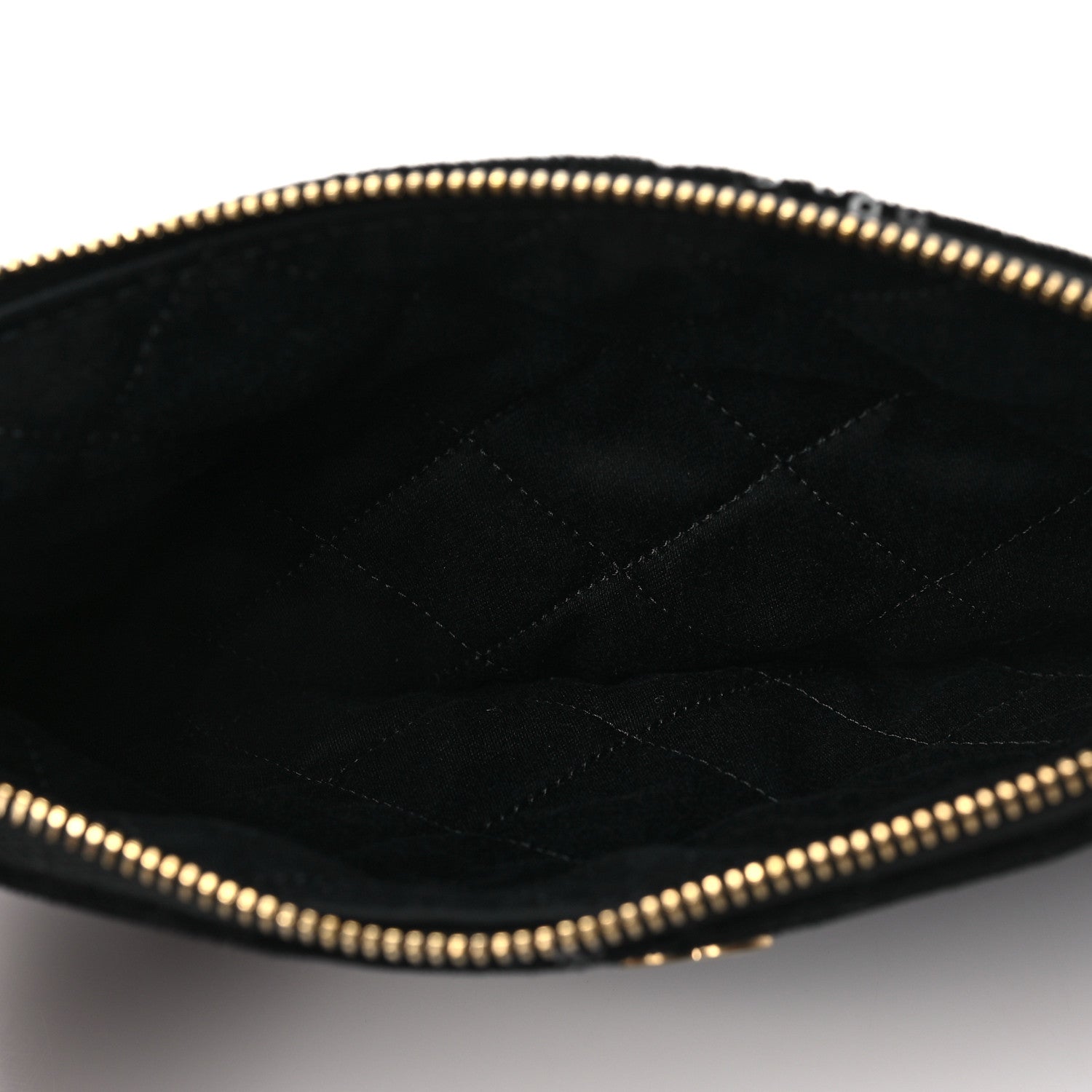 Chanel Velvet Sequin Quilted Chanel 22 Removable Pouch Black 5 of 5
