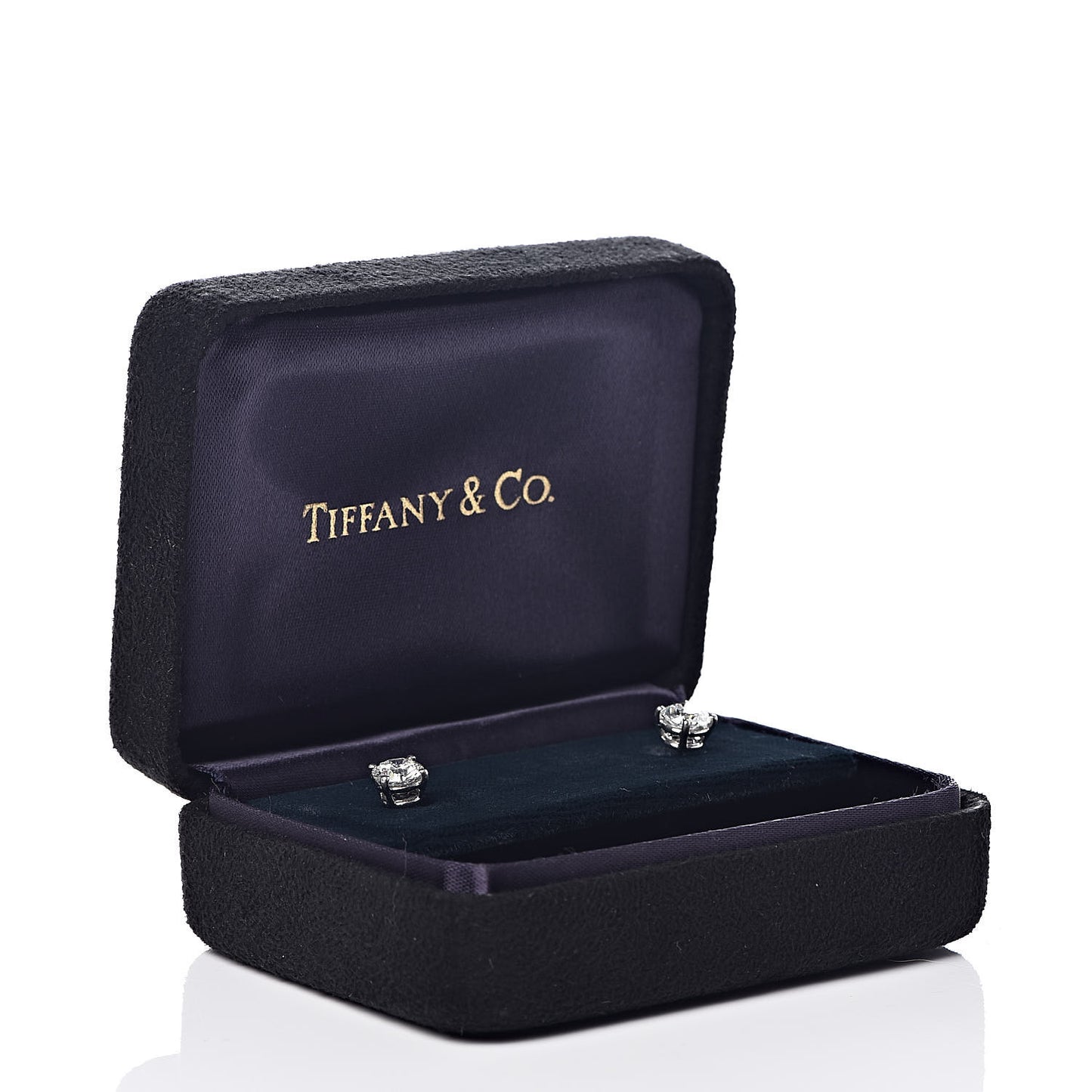 Platinum Diamond 1.41ctw Round Solitaire Earrings