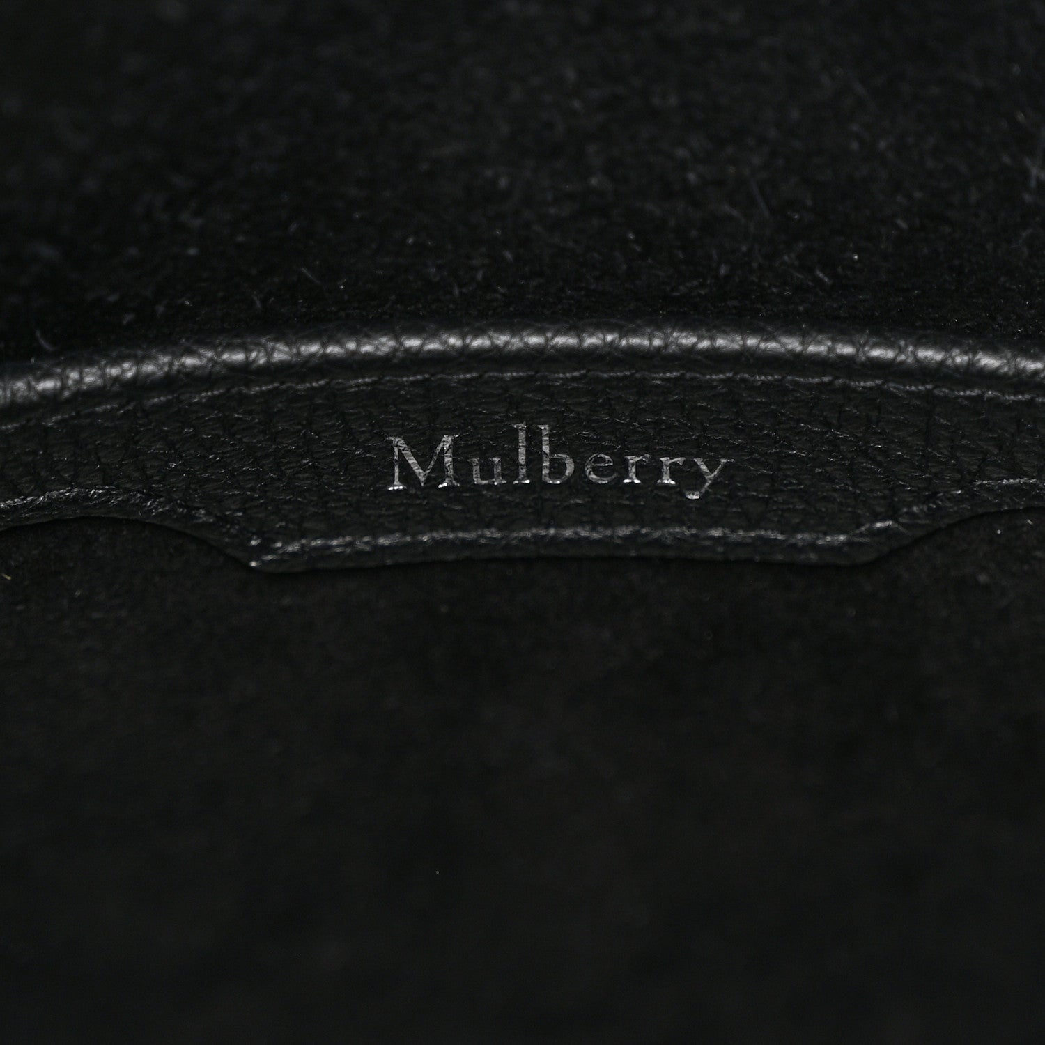 Mulberry Small Classic Grain Calfskin Leighton Black 6 of 14