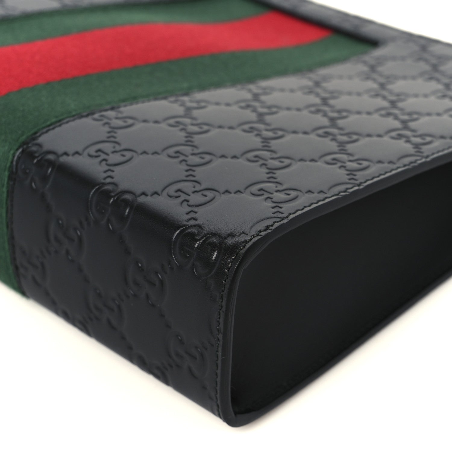 Gucci Guccissima Signature Web New Web Cosmetic Case Black 10 of 11