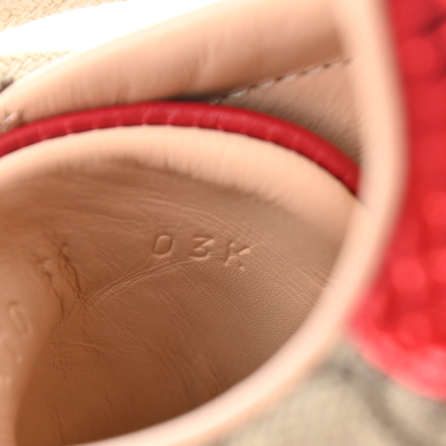 GG Supreme Monogram Womens Ace Low-Top Sneaker 36 Beige
