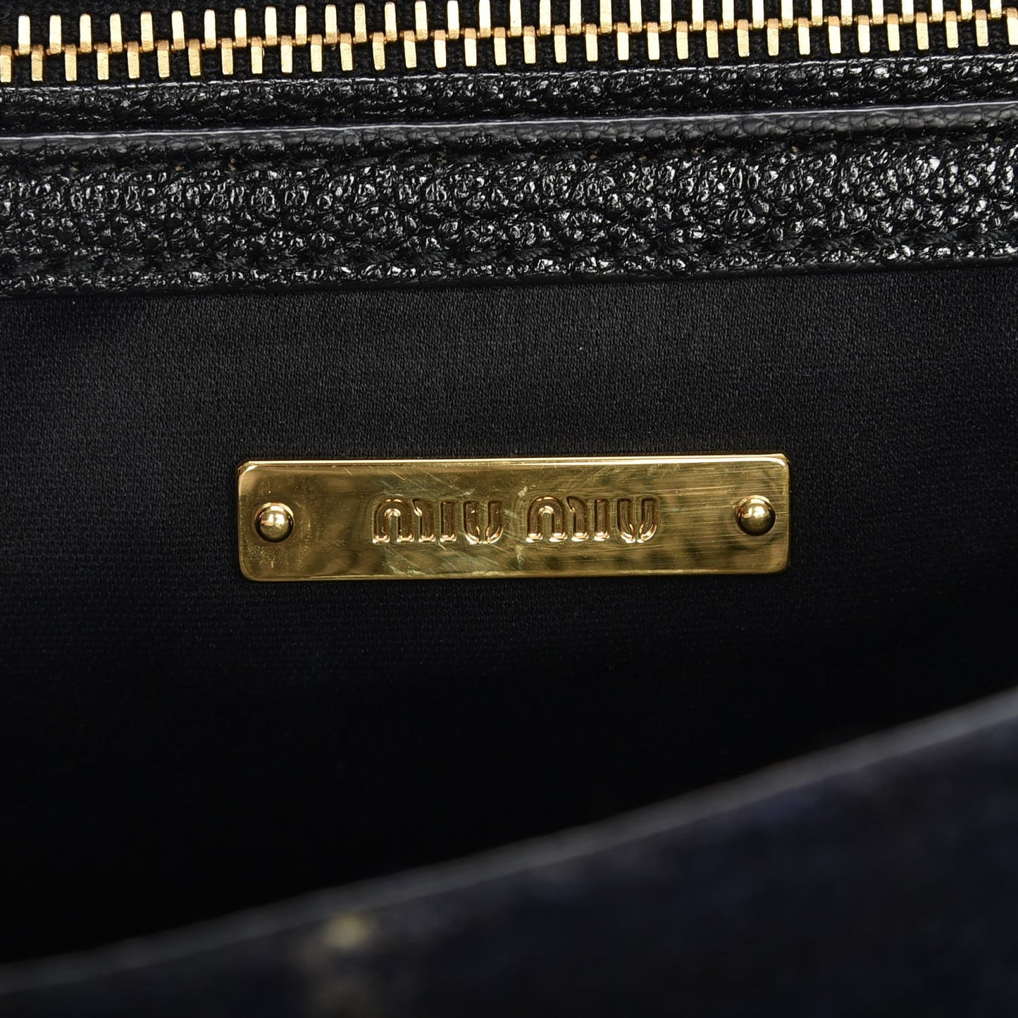 Wool Plaid Crystal Embellished Shoulder Bag Blue