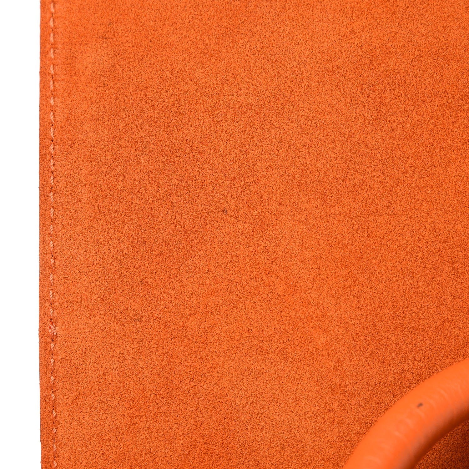 Celine Crisped Calfskin Small Tie Knot Tote Bright Orange 9 of 11