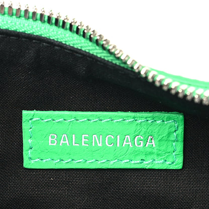 Balenciaga Agneau Arena Le Cagole Shoulder Bag XS Kelly Green 7 of 11
