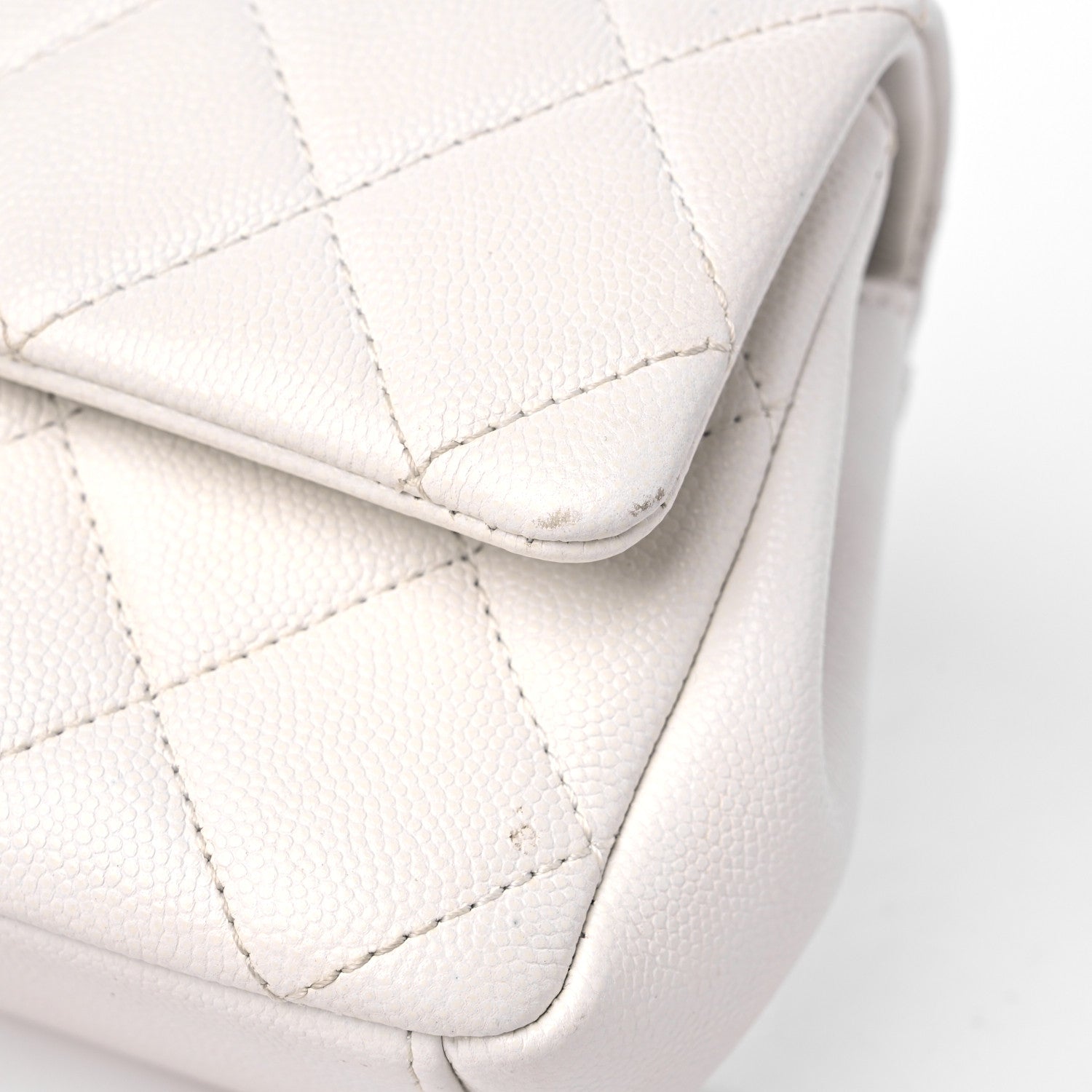 Chanel Caviar Quilted My Everything Small Flap White Black 14 of 15