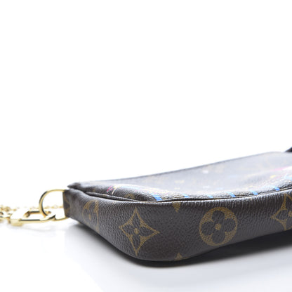 Louis Vuitton Monogram 2020 Christmas Animation Roller Coaster Mini Pochette Accessories Pivoine 8 of 10