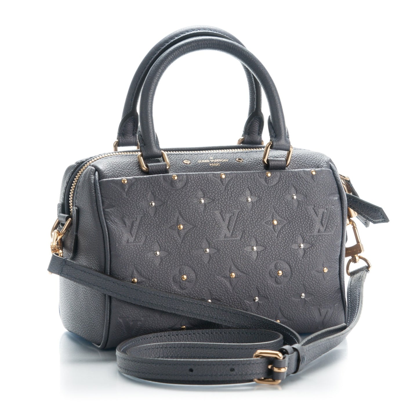 Empreinte Studded Speedy Bandouliere 20 Gris Silver