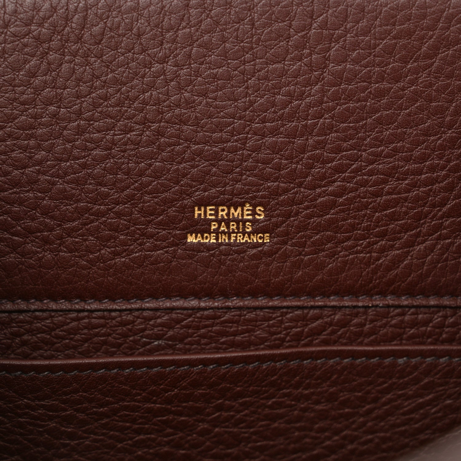 Hermes Taurillon Clemence Sherpa Backpack Rouge H 6 of 13