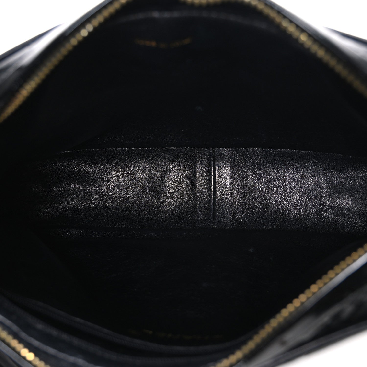 Chanel Patent Quilted Tassel Camera Case Black 4 of 9