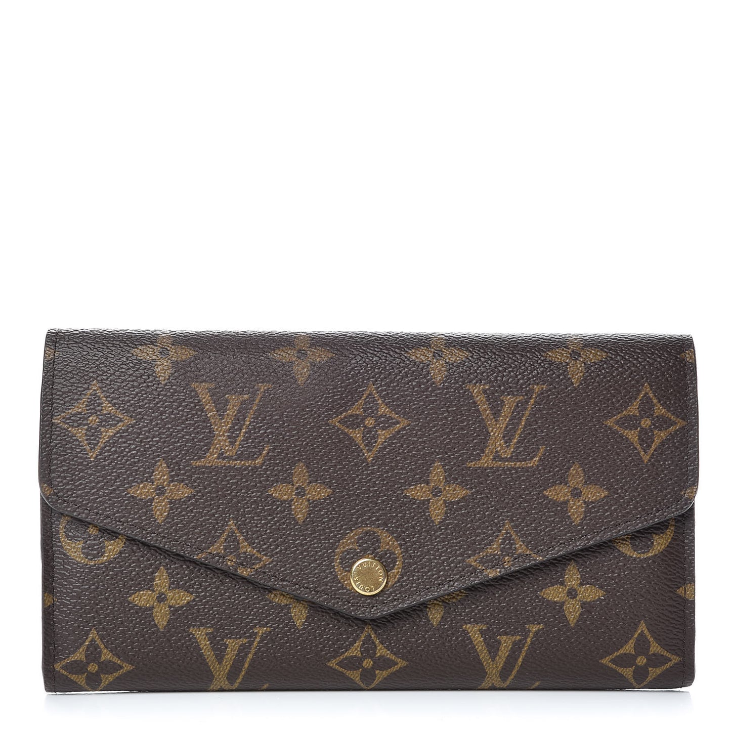 Monogram Sarah Wallet NM Coquelicot
