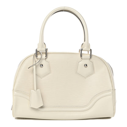 Louis Vuitton Epi Bowling Montaigne PM Ivory 1 of 9