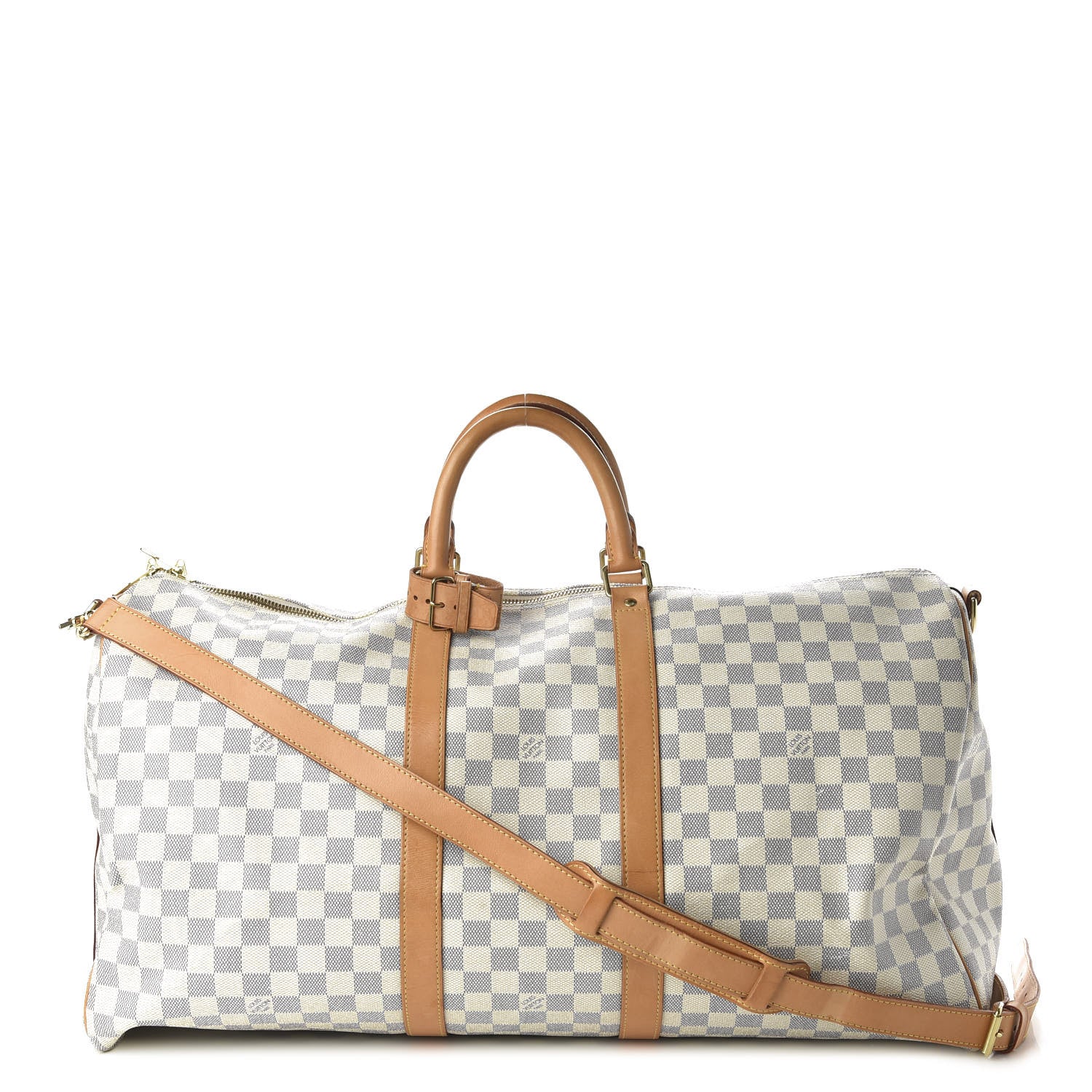 Louis Vuitton Damier Azur Keepall Bandouliere 55 1 of 9