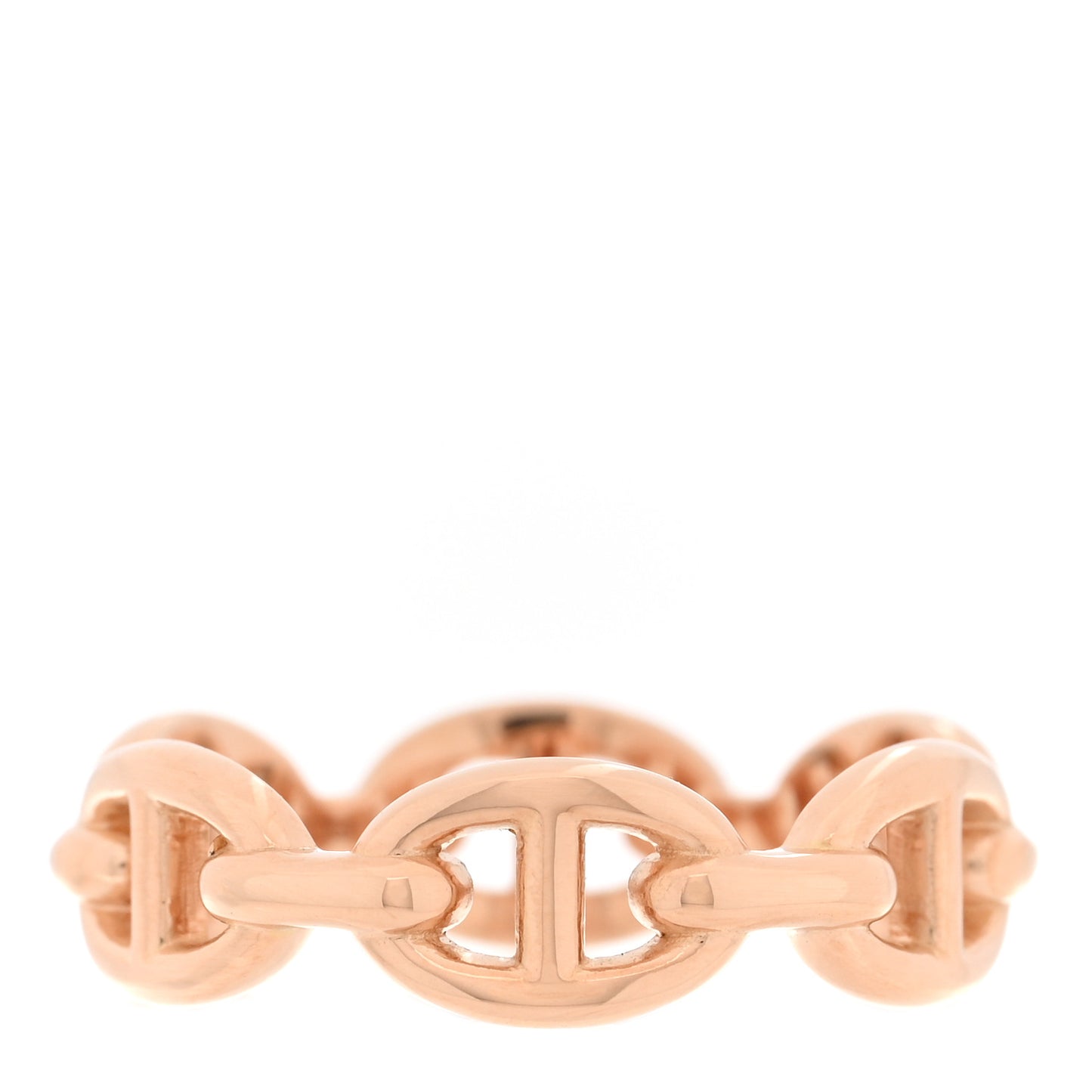 18K Rose Gold PM Chaine d'Ancre Enchainee Ring 54 7
