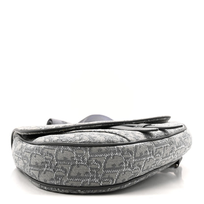 Christian Dior Oblique Mens Saddle Bag Grey 3 of 9