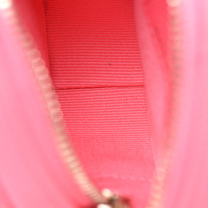 Chanel Lambskin Quilted CC In Love Heart Coin Purse With Chain Pink 5 of 8