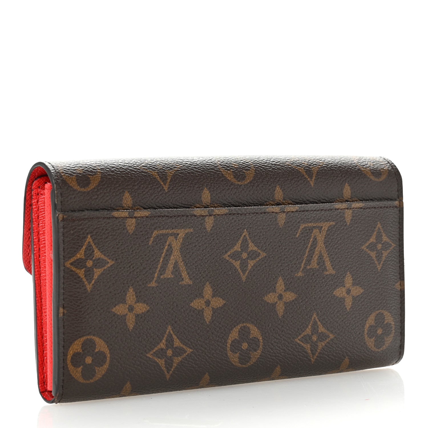Louis Vuitton Monogram Sarah Wallet NM Coquelicot 3 of 9