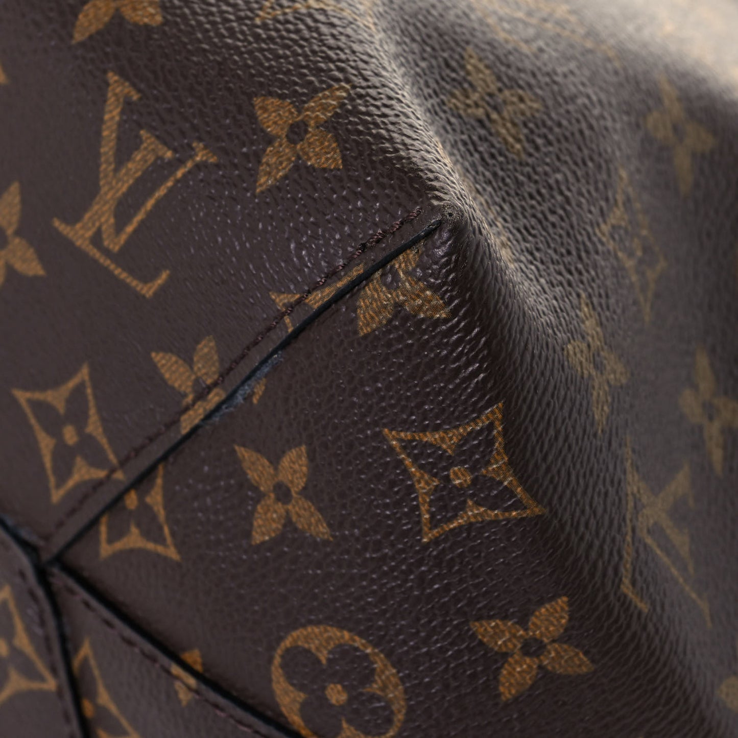 Monogram Flower Hobo Black