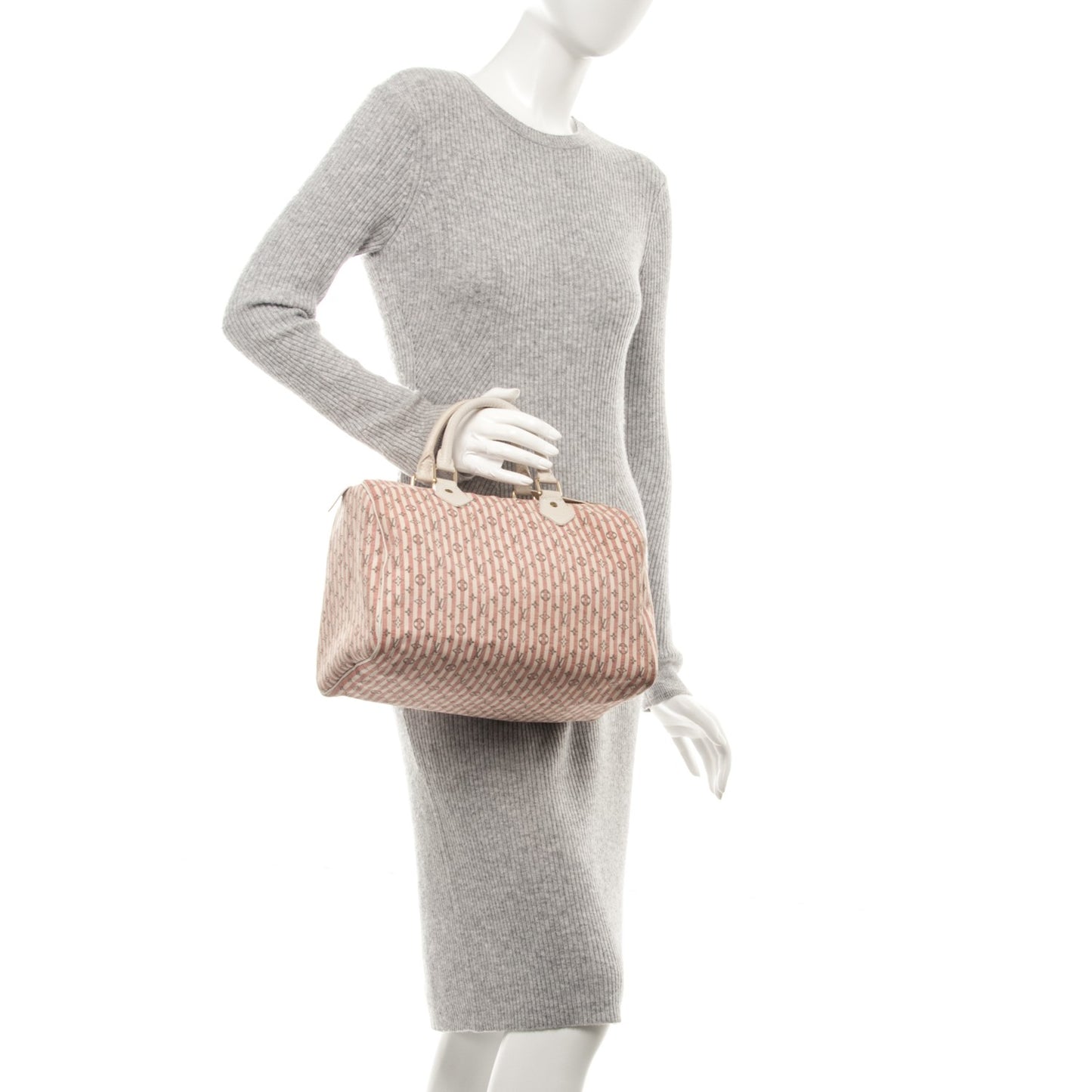 Mini Lin Croisette Speedy 30 Rouge