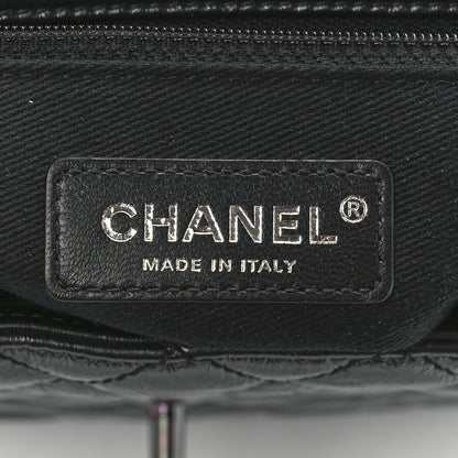 Chanel Aged Calfskin Quilted Medium Coco Handle Flap So Black 7 of 12