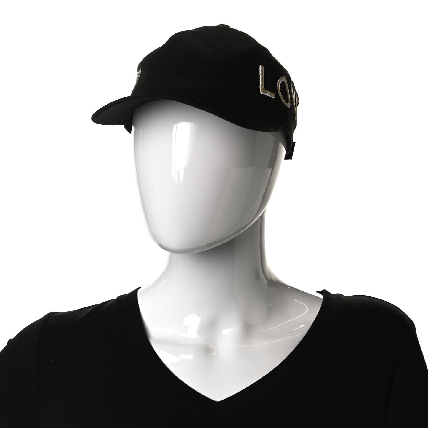 Cotton Loved Gucci Baseball Hat M Black