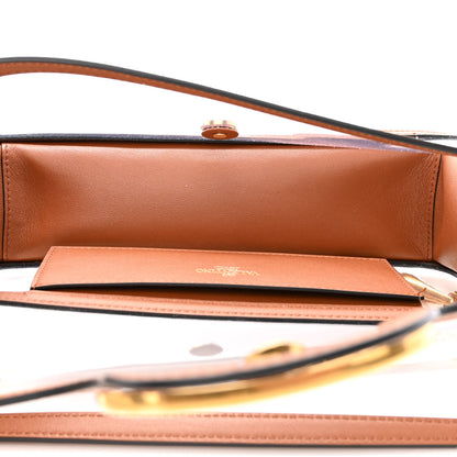 Valentino Garavani PVC Nappa Vlogo Loco Shoulder Bag Trasparente Selleria 5 of 10