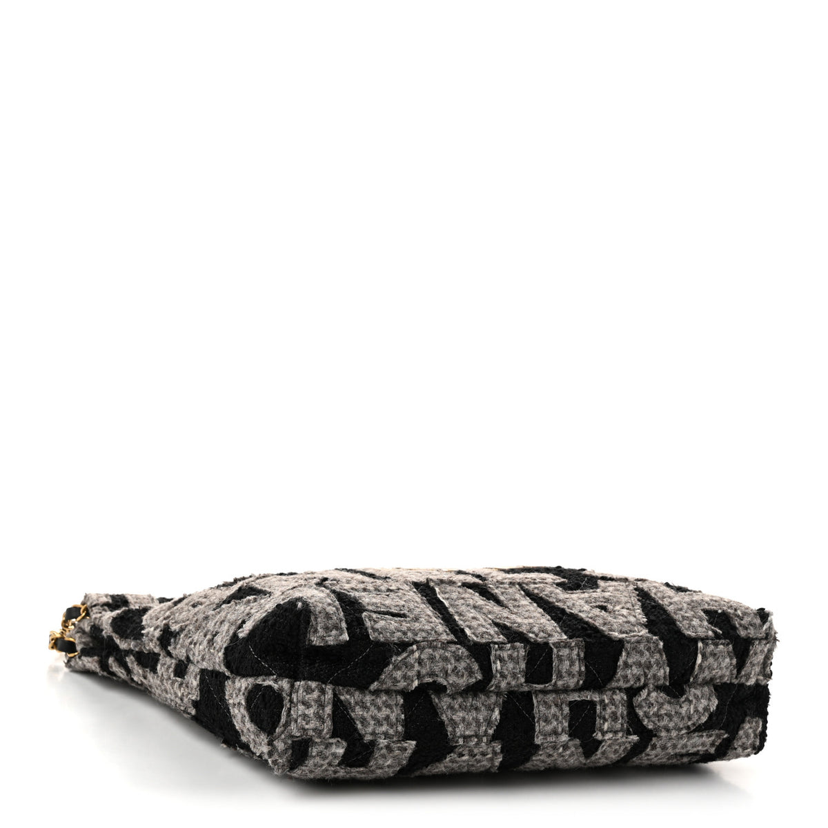Chanel Wool Tweed Quilted Chanel 22 Grey Black 9 of 21