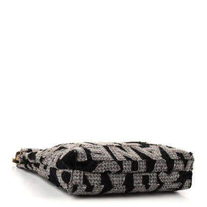 Chanel Wool Tweed Quilted Chanel 22 Grey Black 9 of 21