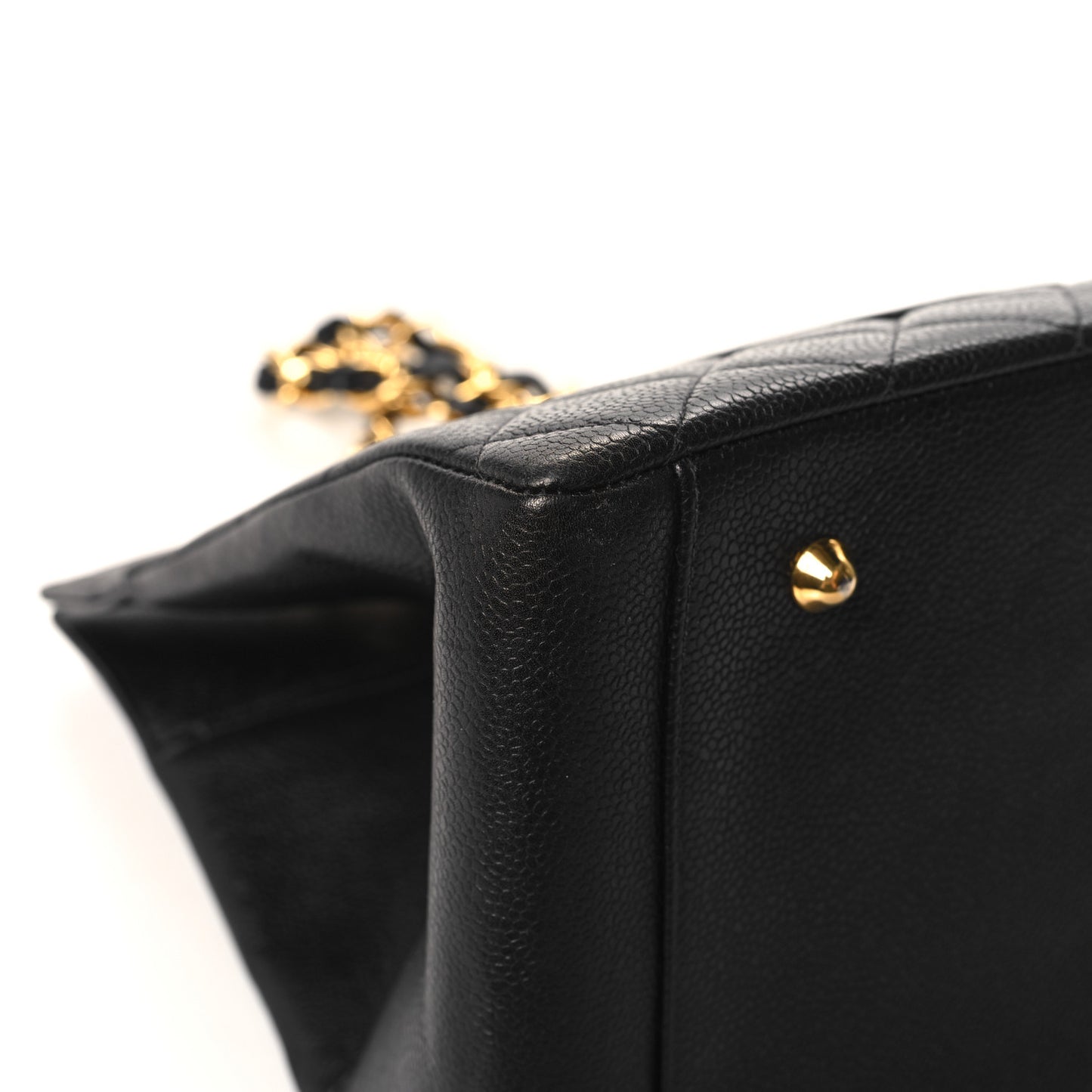 Caviar Quilted Grand Timeless Tote GTT Black