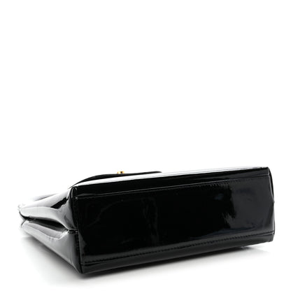 Chanel Patent Small Kelly Flap Bag Black 4 of 12