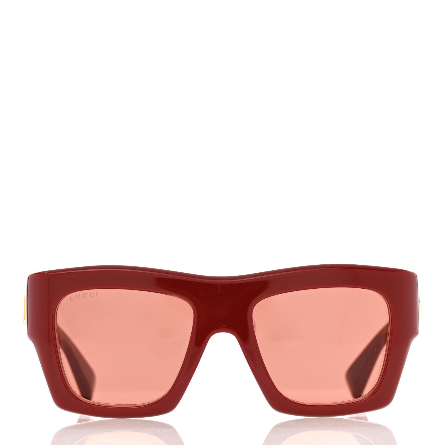 Gucci Acetate Square Sunglasses GG1772S Red 2 of 9