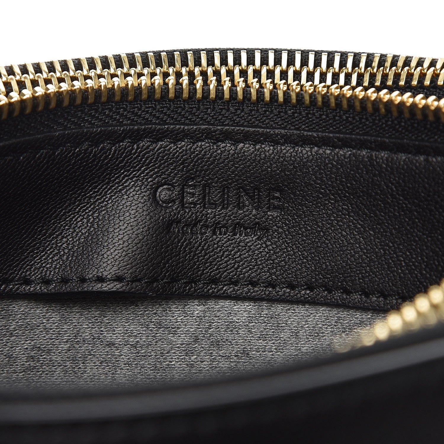 Celine Lambskin Small Trio Crossbody Bag Black 7 of 9