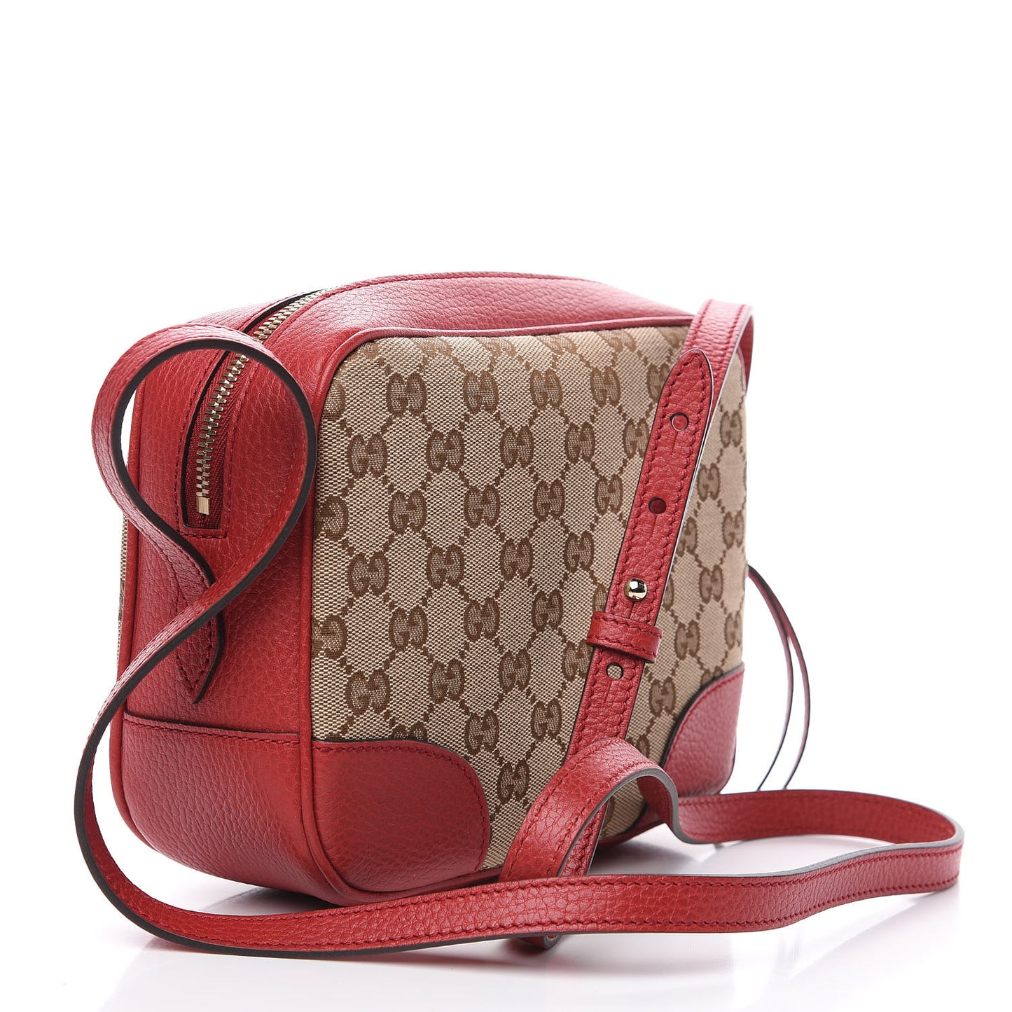 Monogram Mini Bree Messenger Bag Red