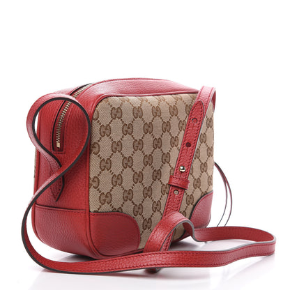 Gucci Monogram Mini Bree Messenger Bag Red 2 of 8