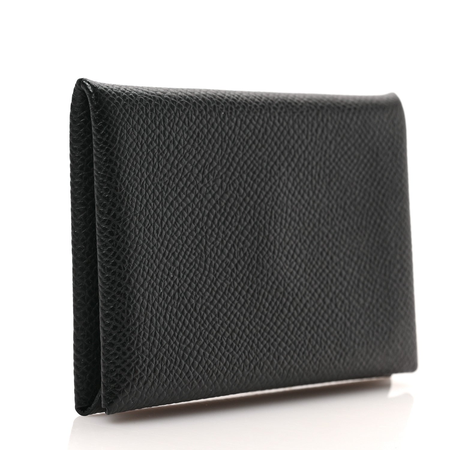 Hermes Epsom Calvi Card Case Black 3 of 6