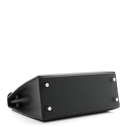 Hermes Epsom Kelly Sellier 25 Black 4 of 11
