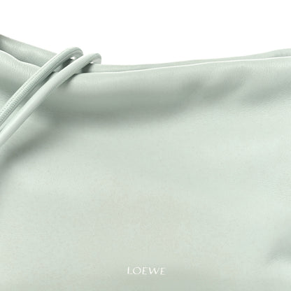 Loewe Mellow Nappa Medium Donut Chain Flamenco Knot Clutch Frozen 8 of 10