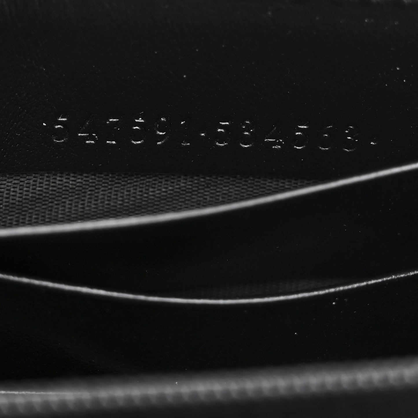 Plutone Calfskin Logo Zip Around Wallet Black