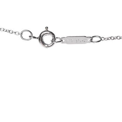 Tiffany Platinum Diamond .72ct Heart Pendant Necklace 6 of 7